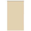 vidaXL Roller Blind Blackout Beige 125x210 cm Fabric Width 121,6 cm Polyester