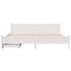 vidaXL Bed Frame without Mattress White 200x200 cm Solid Wood Pine