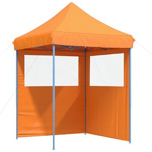 vidaXL Party Tent Folding Orange 200 x 200 x 306 cm Oxford Fabric