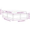vidaXL Bed with Mattress 120x190 cm Small Double Solid Wood Pine