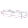 vidaXL Bed Frame without Mattress White Solid Wood 90x200 cm