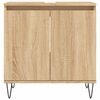 vidaXL Bathroom Cabinet Sonoma Oak 58x33x60 cm Engineered Wood