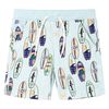 Kids' Shorts with Drawstring Soft Blue Melange 92