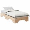 vidaXL Bed Frame No Mattress Stackable 90x190 cm Single Solid Wood
