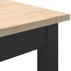 vidaXL Dining Table Natural 200 x 100 x 75 cm Solid Pine Wood