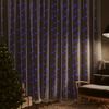 vidaXL LED Curtain Fairy Lights 3x3m 300 LED Blue 8 Function