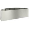 vidaXL Planter Silver 120 x 60 x 35 cm Stainless Steel
