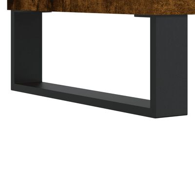 vidaXL Coffee Table Smoked Oak 102x44.5x50 cm Engineered Wood