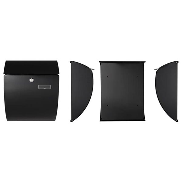 Perel Mailbox Nice Black