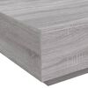 vidaXL Coffee Table Grey Sonoma 80x80x31 cm Engineered Wood