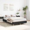 vidaXL Bed Frame No Mattress Black 120x190 cm Small Double Engineered Wood