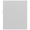 vidaXL Bathroom Furniture Set High Gloss White Engineered Wood