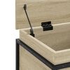 vidaXL Storage Box with Lid Sonoma Oak 80x40x51.5 cm Engineered Wood