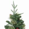 vidaXL Artificial Hinged Christmas Tree Green 240 cm PE and PVC