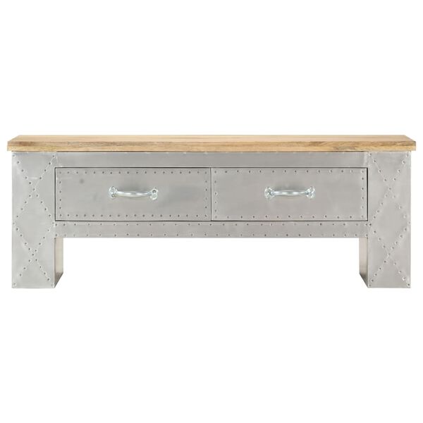 vidaXL Aviator Coffee Table 100x50x36 cm Solid Mango Wood