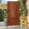 vidaXL Privacy Screen Grey 100 x 50 x 180 cm Weathering Steel