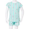 Kids' Pyjamas with Short Sleeves Ecru 92