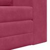 vidaXL Sofa Bed Wine Red 148 x 71 x 83 cm Velvet