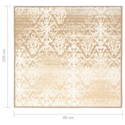 vidaXL Carpet Runner Gold 80x100 cm