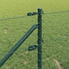 vidaXL Fence Post Green 25 x 0.8 m (13 mm mesh) Steel and PVC