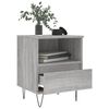 vidaXL Bedside Cabinet Grey Sonoma 40x35x50 cm Engineered Wood