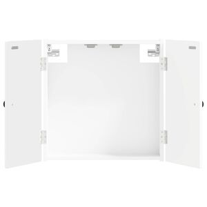 vidaXL Dartboard Cabinet BREDA White 52.5 x 10.5 x 53.5 cm
