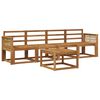 vidaXL Outdoor Sofa Set 5 pcs Natural Solid Acacia Wood