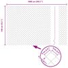 vidaXL Fence Post Silver 10 x 1.4 m (60 x 60 mm mesh) Steel