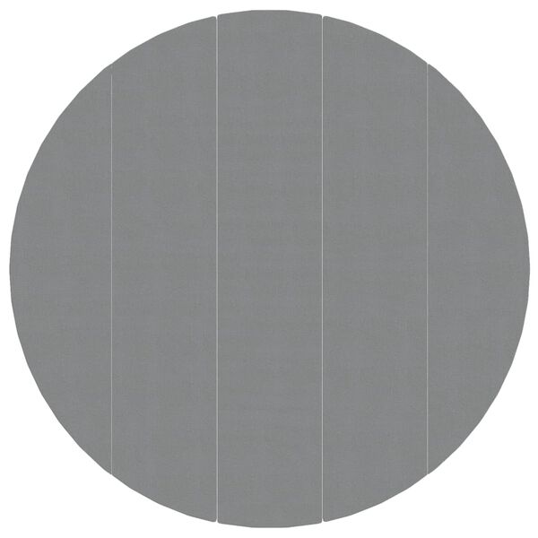 vidaXL Pool Ground Cloth Light Grey Ø550 cm Polyester Geotextile