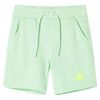 Kids' Shorts with Drawstring Bright Green 116