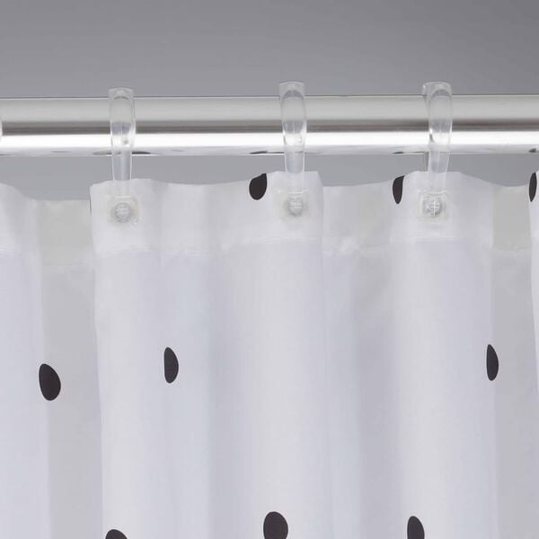 Sealskin Shower Curtain Lyrics 180 cm Black and White 233581319