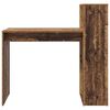 vidaXL Desk with Shelf Old wood 108 x 55 x 103.5 cm Engineered Wood