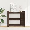 vidaXL Console Table Brown Oak 100x35x90 cm Engineered Wood