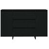 vidaXL Sideboard Black Oak 120 x 41 x 75 cm Engineered Wood