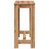 vidaXL Bar Table Artisan Oak 102x50x103.5 cm Engineered Wood