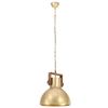 vidaXL Industrial Hanging Lamp 25 W Brass Round 40 cm E27