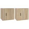 vidaXL Bedside Cabinet | Set of 2 | Sonoma oak | Engineered wood