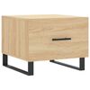 vidaXL Coffee Tables 2 pcs Sonoma Oak 50x50x40 cm Engineered Wood