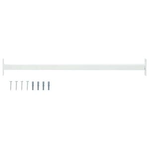 vidaXL Adjustable Window Safety Bar White 710 -1200 mm Steel