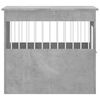 vidaXL Dog Crate Furniture Concrete Grey 64.5x80x71 cm Engineered Wood