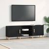 vidaXL TV Cabinet Black Oak 150 x 30 x50 cm Engineered Wood