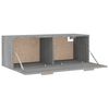 vidaXL Wall Cabinet Grey Sonoma 100x36.5x35 cm Engineered Wood