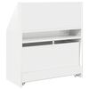 vidaXL Kids Bookshelf with Drawer High Gloss White 60 x 29.5 x 69 cm