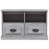 vidaXL TV Cabinet Grey Sonoma 80x35x50 cm Engineered Wood
