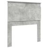 vidaXL Headboard with Headboard Concrete Grey 75 cm Engineered Wood