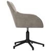 vidaXL Dining Chair 2 pcs Light Grey 55 x 59.5 x 77 cm Velvet