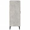 vidaXL Sideboard Concrete Grey 69.5x34x90 cm Engineered Wood