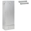 vidaXL Smoker Oven 3 pcs 44.5 x 29 x 110 cm Galvanised steel Silver