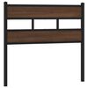 vidaXL Replace Headboard Brown Oak 75 cm Steel and Engineered Wood