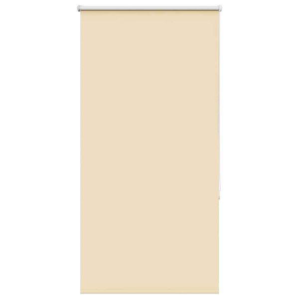 vidaXL Roller Blind Blackout Beige 80x175 cm Fabric Width 75.7 cm Polyester